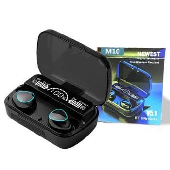 سماعة بلوتوث M10 اللاسلكية بشاشة ديجيتال (TWS V5.1) - الصورة 3